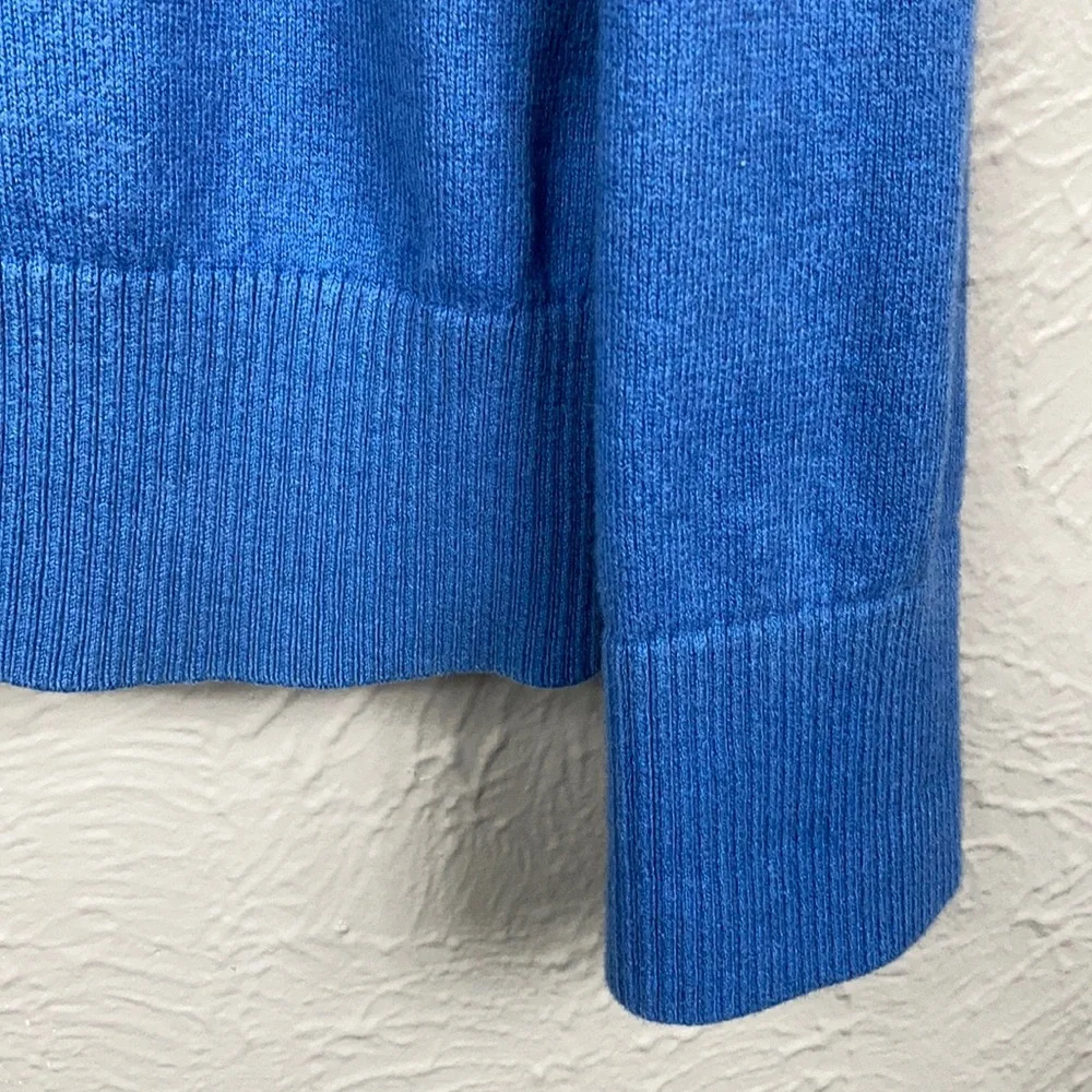 Banana Republic Cotton Cashmere Blue Sweater Med
